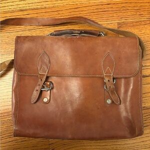 Vintage Leather Men's Messenger Bag
